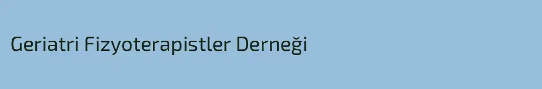 Geriatri Fizyoterapistler Derneği